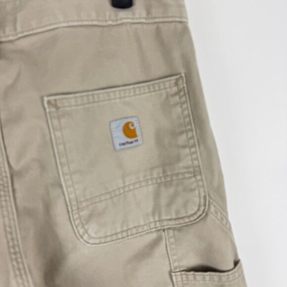 Carhartt B324 FDK Pants Men's Work Relaxed Fit Tan Utility Carpenter - Picture 7 of 16